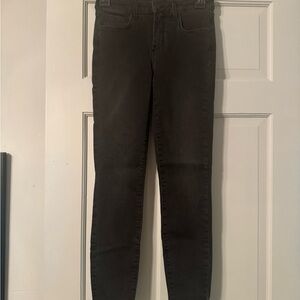 L'AGENCE Slim Skinny Jeans in Washed Black
